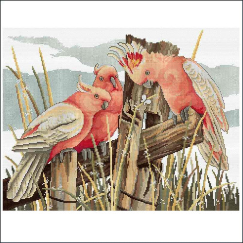 Meeting Post cross stitch kit or chart from Country Threads