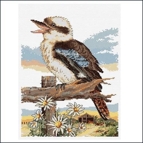 Bushman's Alarm cross stitch kit by Country Threads