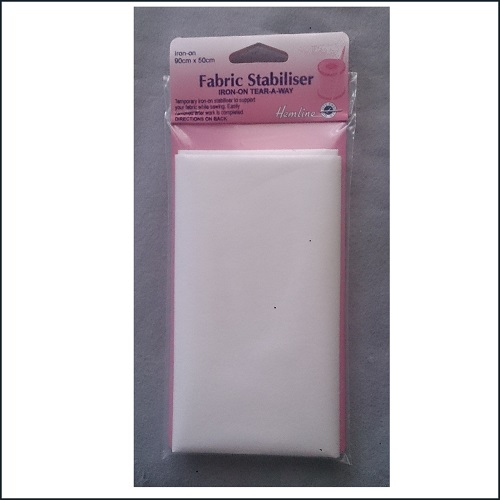 Iron-on tear away Hemline stabilizer 90cm x 50cm