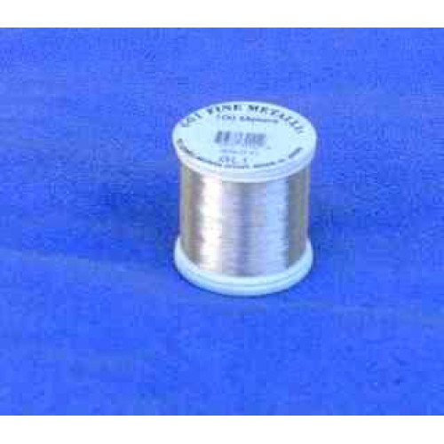 YLI 601 fine metallic silver thread 