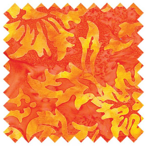 Batik Oranges Fabric fat quarter pack from Birch Creative 