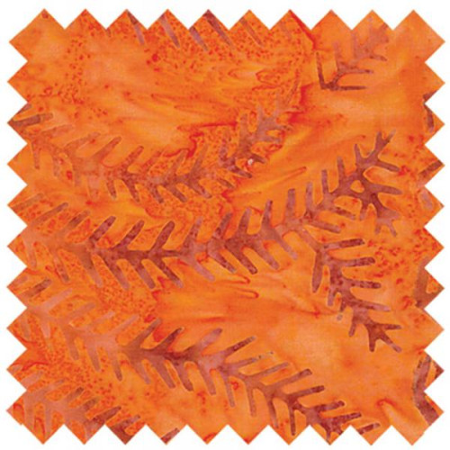 Batik Oranges Fabric fat quarter pack from Birch Creative 