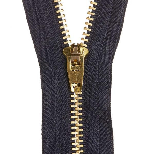 Jean Zipper 10 cm dark blue